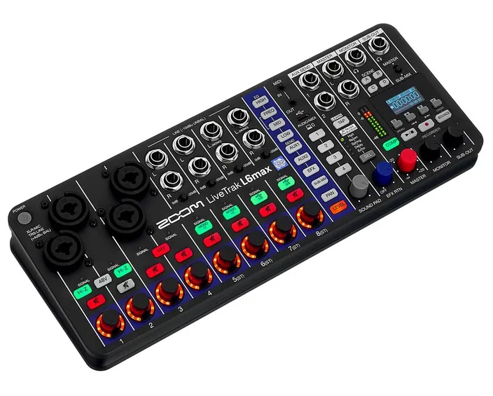 Zoom LiveTrak L6max, widok 3
